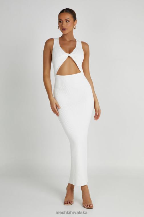Meshki kaesha pletena maksi haljina XH4NH227 odjeća bijela