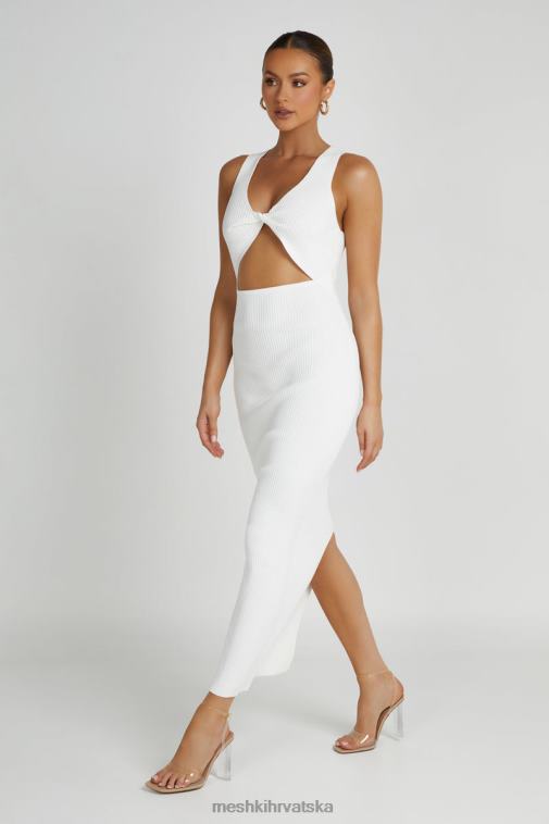 Meshki kaesha pletena maksi haljina XH4NH227 odjeća bijela