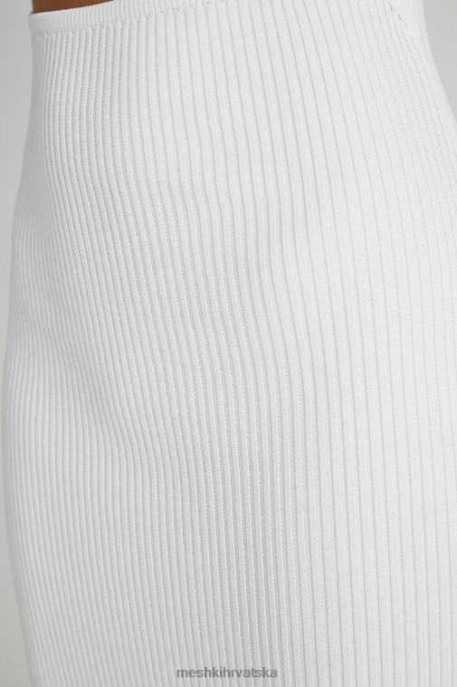 Meshki kaesha pletena maksi haljina XH4NH227 odjeća bijela