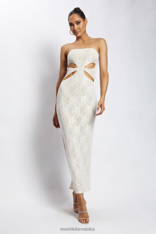 Meshki krista izrezana bandeau maxi haljina XH4NH713 odjeća gola