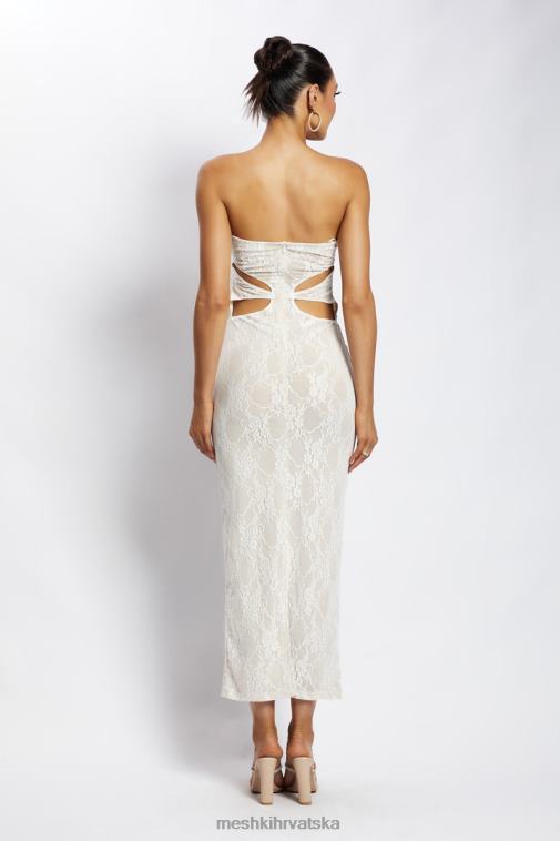 Meshki krista izrezana bandeau maxi haljina XH4NH713 odjeća gola