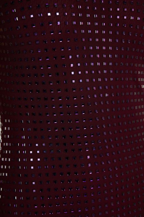 Meshki pam četvrtasta dijamantna maksi haljina XH4NH128 odjeća bobica