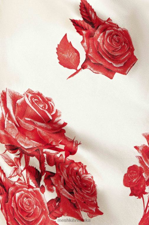 Meshki rosalie satenska maksi haljina XH4NH217 odjeća otisak ruža