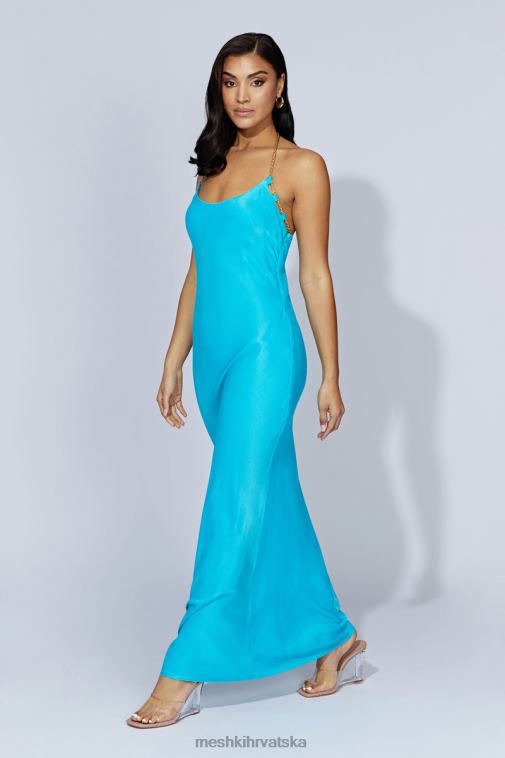 Meshki sylvie lančana maksi haljina XH4NH608 odjeća akvamarin