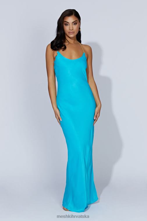 Meshki sylvie lančana maksi haljina XH4NH608 odjeća akvamarin