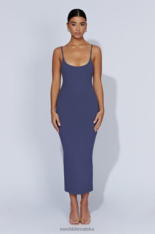 Meshki alexis rebrasta cami midi haljina XH4NH331 odjeća ponoćna mornarica