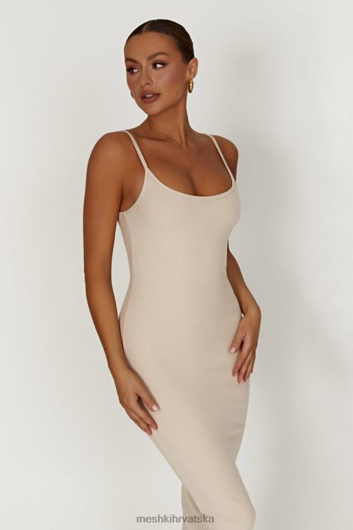Meshki alexis rebrasta cami midi haljina XH4NH431 odjeća krema