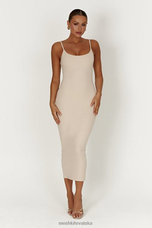 Meshki alexis rebrasta cami midi haljina XH4NH431 odjeća krema