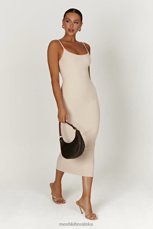 Meshki alexis rebrasta cami midi haljina XH4NH431 odjeća krema