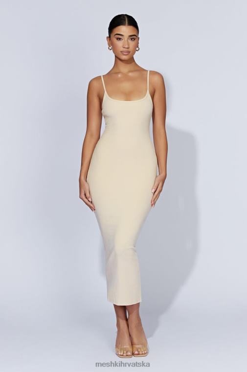 Meshki alexis rebrasta cami midi haljina XH4NH431 odjeća krema