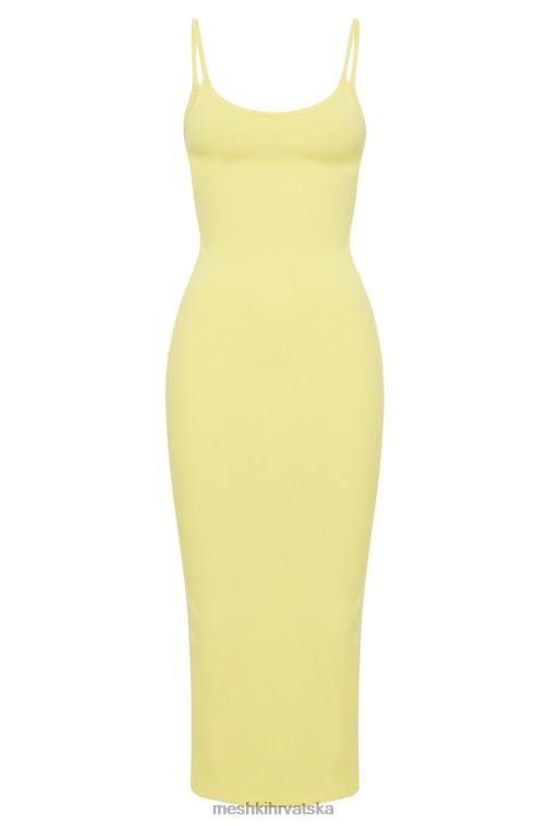 Meshki alexis rebrasta cami midi haljina XH4NH526 odjeća žuta boja