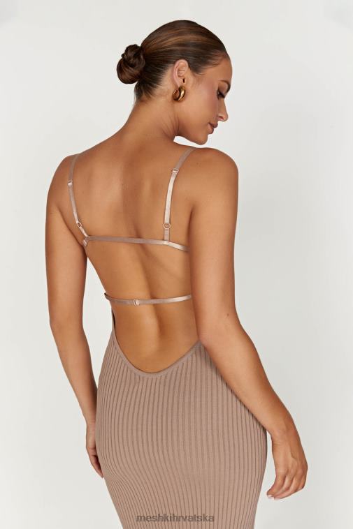 Meshki avalon midi haljina bez leđa XH4NH350 odjeća tupe