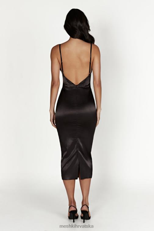 Meshki brie korzet midi haljina XH4NH644 odjeća crno