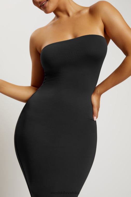 Meshki cassidy midi haljina bez naramenica XH4NH677 odjeća crno