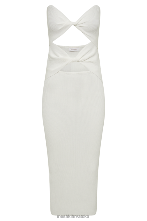 Meshki gabrielle twist pletena midi haljina XH4NH222 odjeća bijela