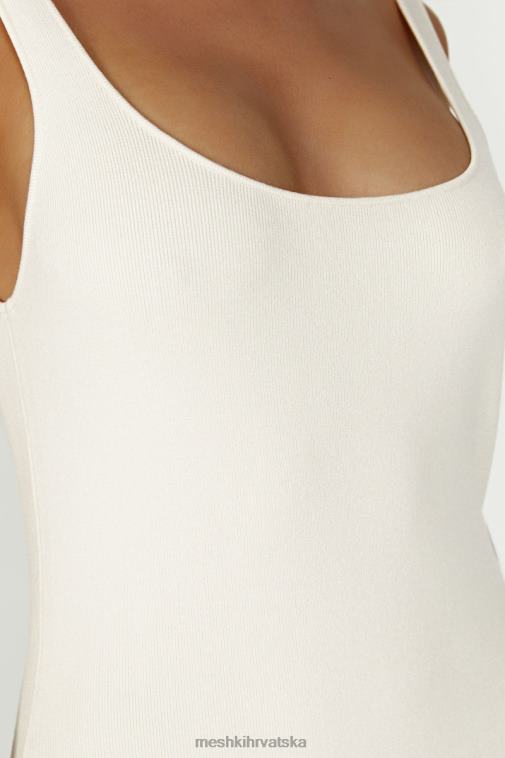 Meshki janie midi haljina bez leđa XH4NH291 odjeća krema