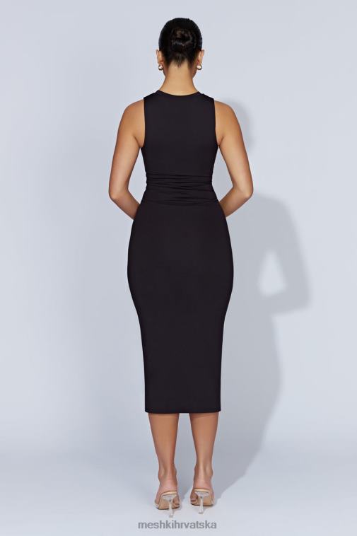 Meshki jill midi haljina bez rukava XH4NH467 odjeća crno