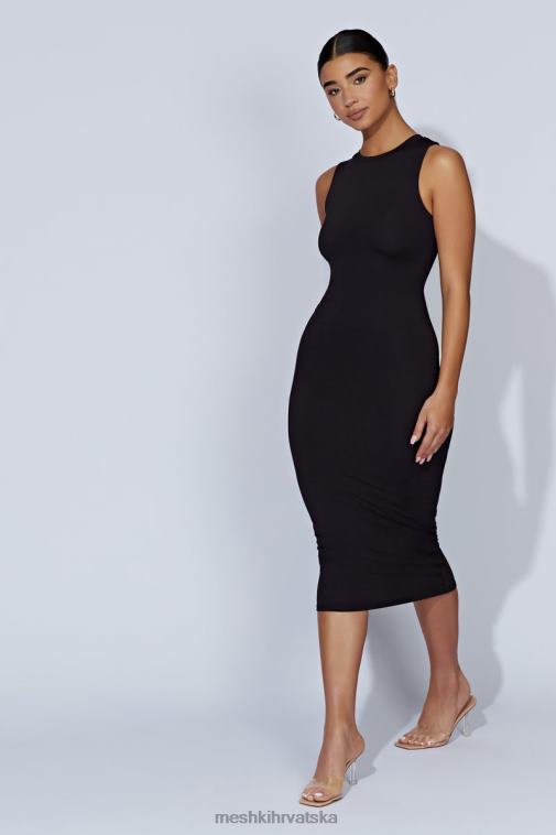 Meshki jill midi haljina bez rukava XH4NH467 odjeća crno