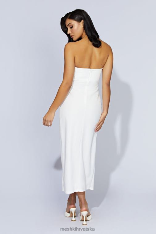 Meshki midi haljina mercer e-hook XH4NH686 odjeća kost