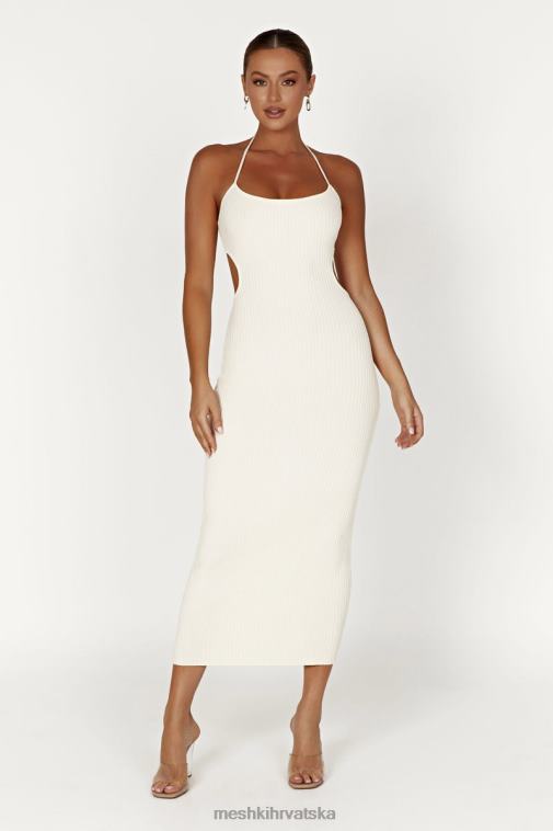Meshki morgan halter pletena midi haljina XH4NH401 odjeća krema