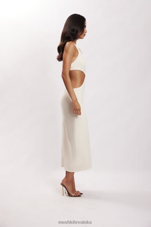 Meshki natalie midi haljina s halterom XH4NH720 odjeća kost