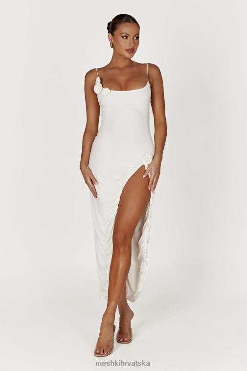 Meshki nevaeh ružičasta midi haljina XH4NH235 odjeća bijela