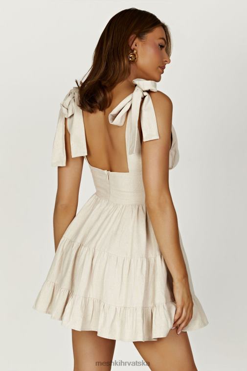 Meshki aurelia lanena mini haljina XH4NH178 odjeća prirodni