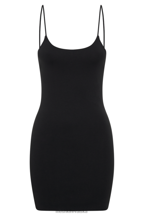 Meshki aylani cami mini haljina XH4NH229 odjeća crno