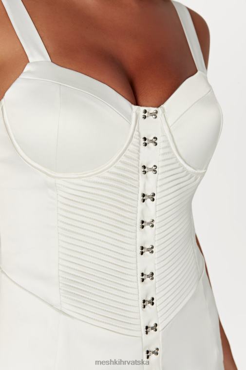 Meshki azaria mini haljina s kukom i okom XH4NH623 odjeća slonovača