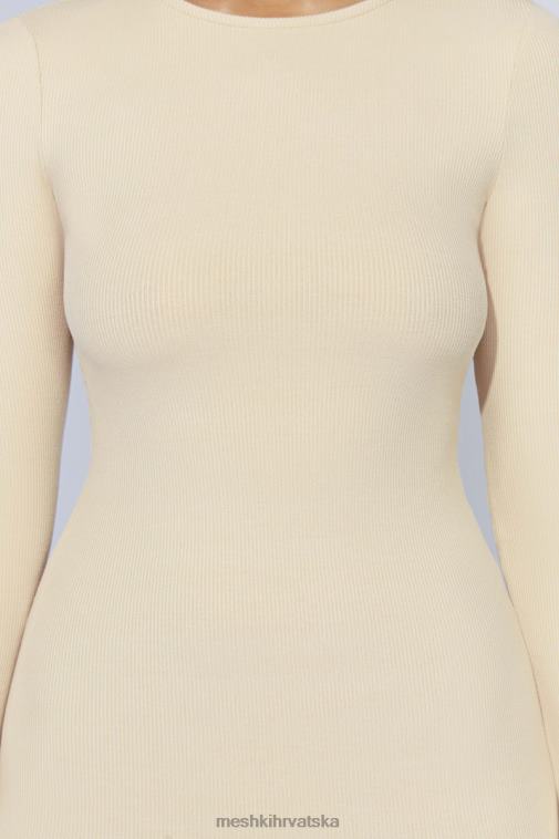 Meshki bayley mini haljina s širokim rukavima XH4NH554 odjeća krema