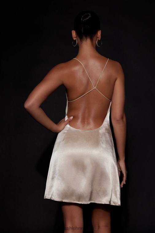 Meshki briah diamante mini haljina od konopa XH4NH679 odjeća šampanjac