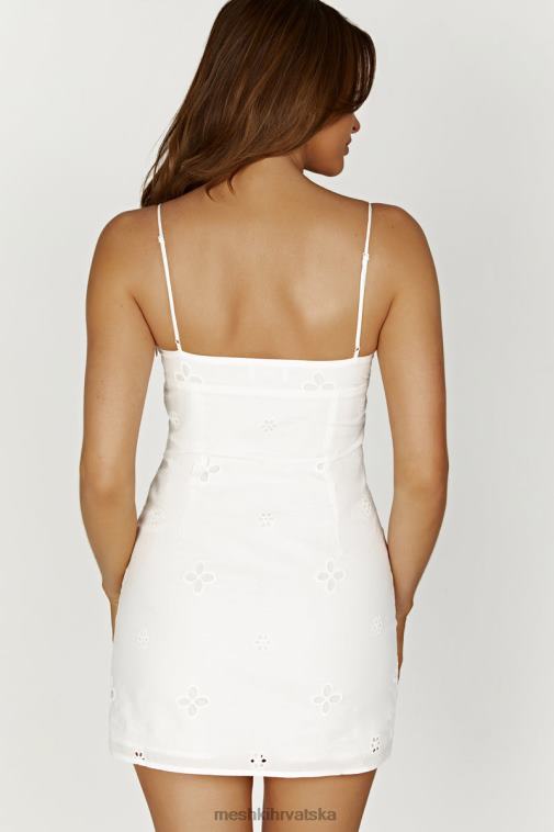 Meshki bronwyn broderie mini haljina XH4NH367 odjeća bijela