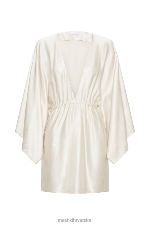 Meshki esmerlda plisirana kimono mini haljina XH4NH563 odjeća slonovača