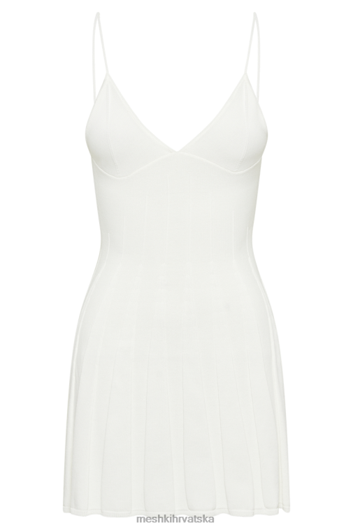 Meshki kendra rebrasta pletena mini haljina XH4NH69 odjeća bijela