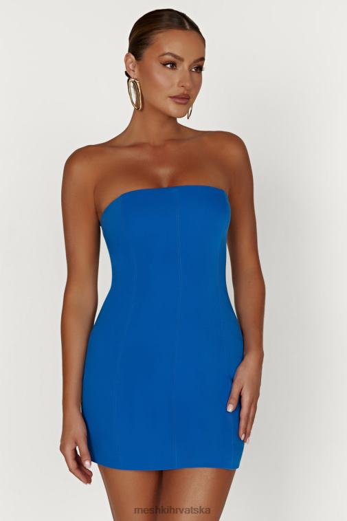 Meshki maci mini haljina od krepa XH4NH174 odjeća kobalt plava