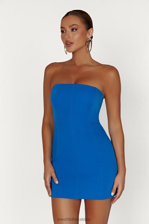 Meshki maci mini haljina od krepa XH4NH174 odjeća kobalt plava
