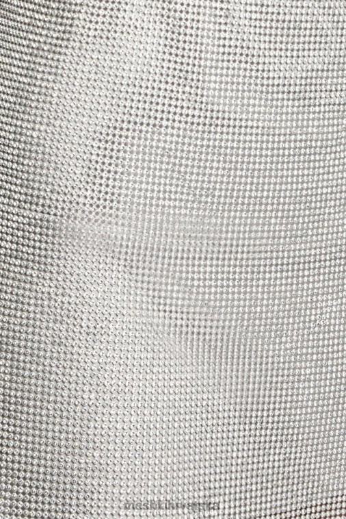 Meshki meilani mrežasta mini haljina s niskim leđima XH4NH185 odjeća srebro