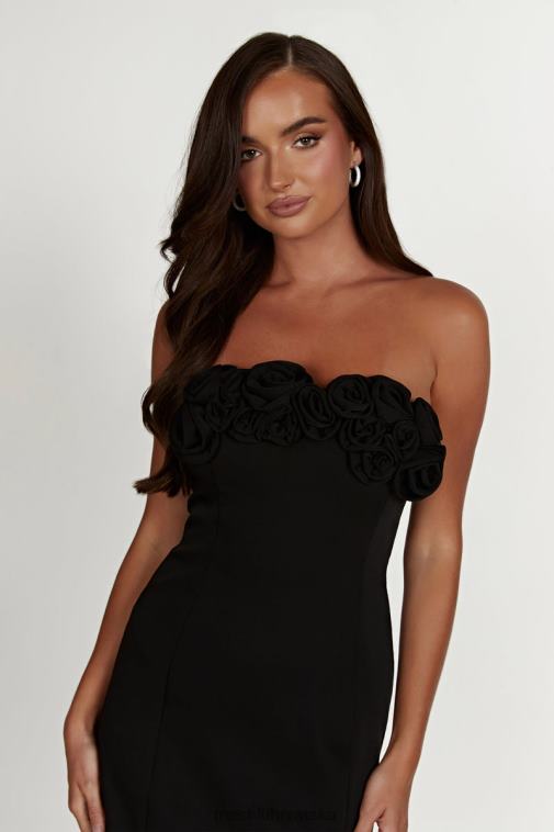 Meshki mini haljina Brooks Rose XH4NH376 odjeća crno