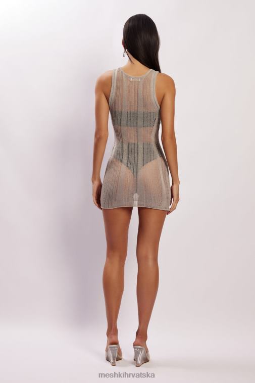 Meshki mini pletena haljina valencia XH4NH540 odjeća siva