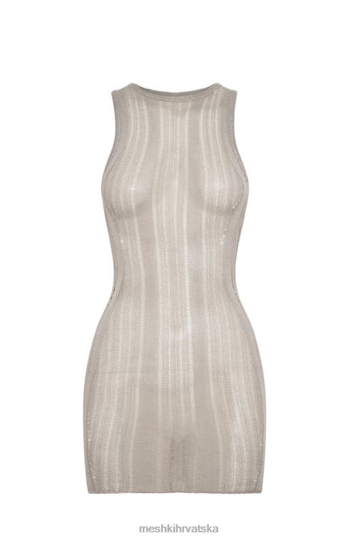 Meshki mini pletena haljina valencia XH4NH540 odjeća siva