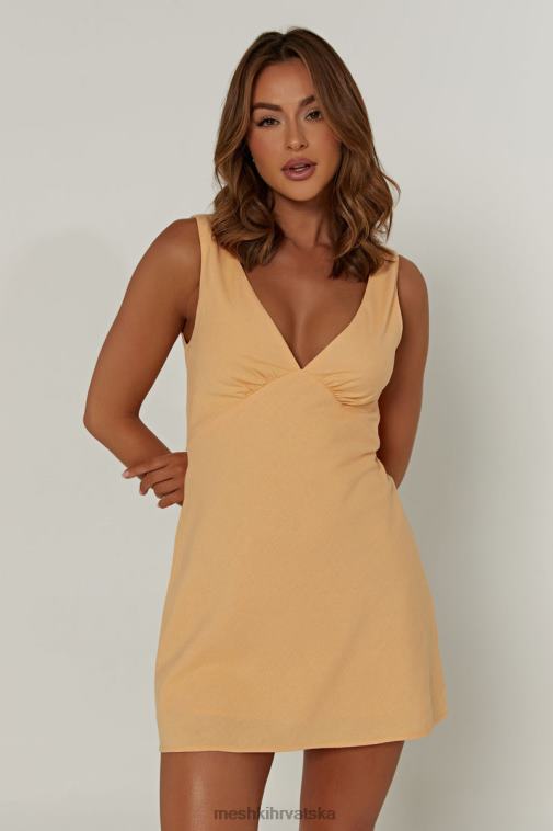Meshki nessa lanena mini haljina XH4NH351 odjeća mango