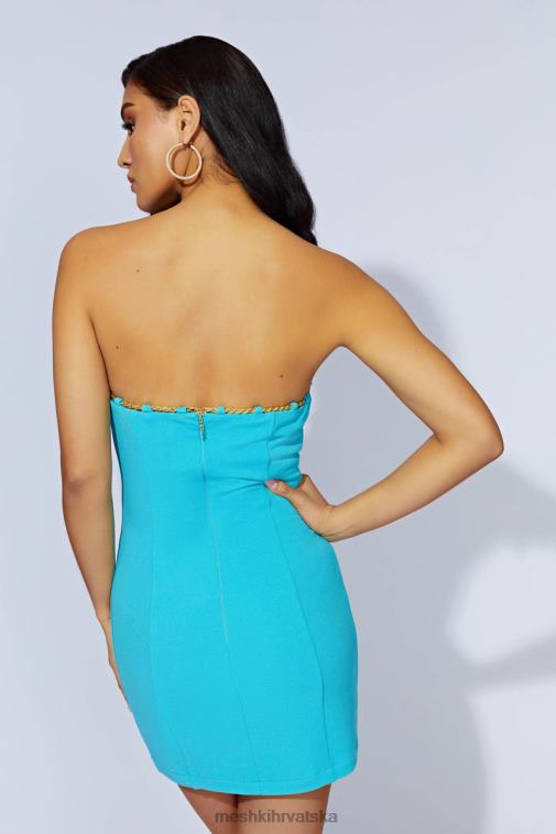 Meshki noelle mini haljina s lancem XH4NH590 odjeća akvamarin