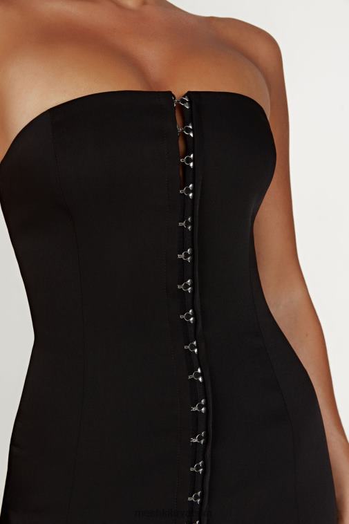 Meshki ornella mini haljina s kukom i okom XH4NH742 odjeća crno