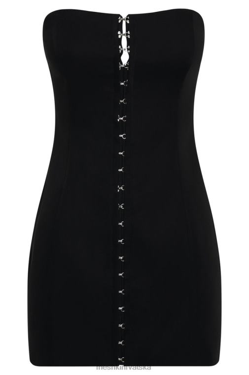 Meshki ornella mini haljina s kukom i okom XH4NH742 odjeća crno