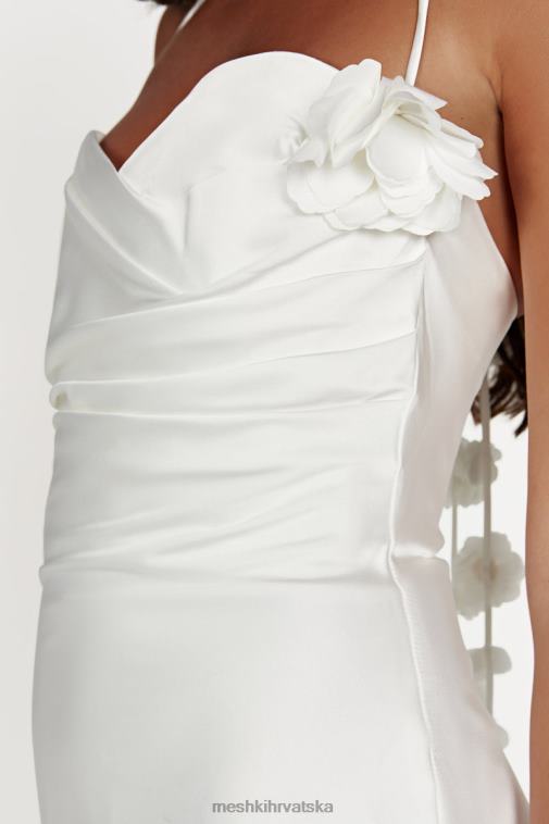 Meshki otillie mini haljina s halterima od ruža XH4NH39 odjeća bijela