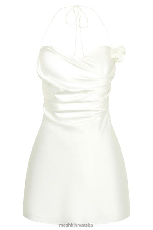 Meshki otillie mini haljina s halterima od ruža XH4NH39 odjeća bijela