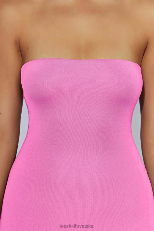 Meshki stella mini haljina bez naramenica XH4NH678 odjeća žvakaća guma ružičasta