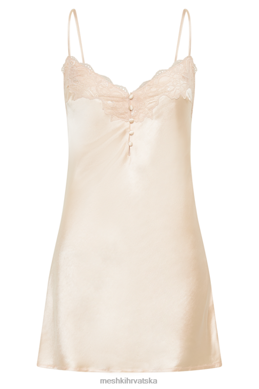 Meshki vesta haljina od čipkanog satena XH4NH306 odjeća marelica