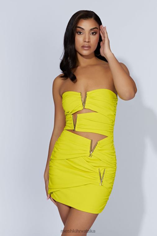 Meshki victorie v-hardware mini haljina XH4NH627 odjeća svježe zelene