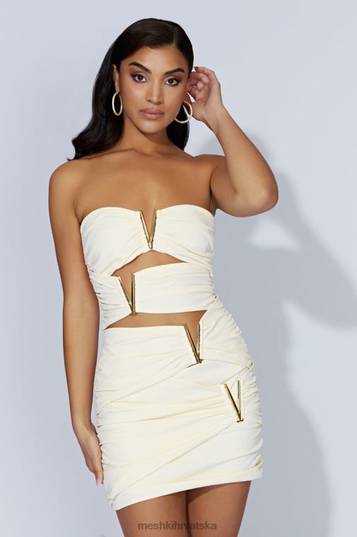 Meshki victorie v-hardware mini haljina XH4NH641 odjeća kost